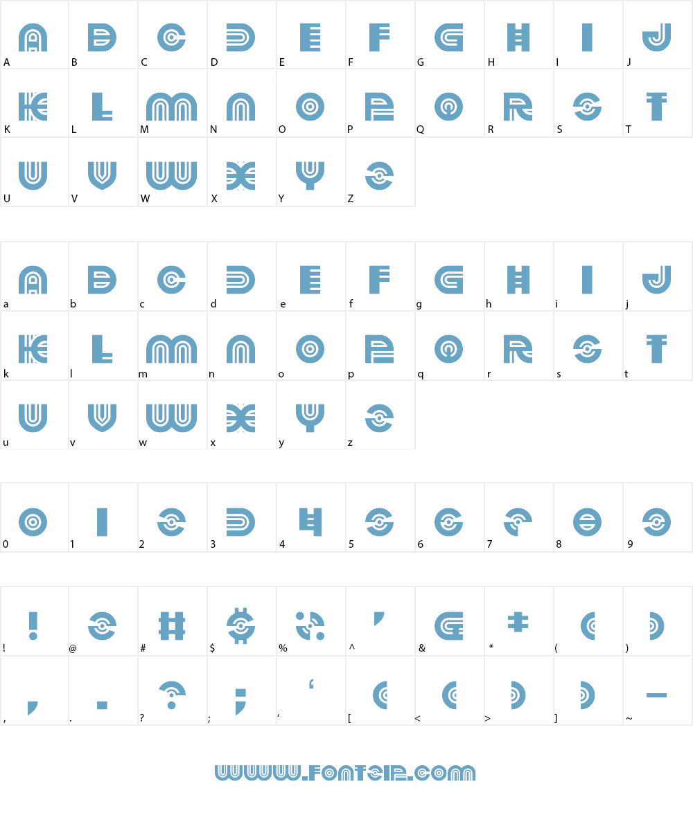 Pounds of Violence Font Character
